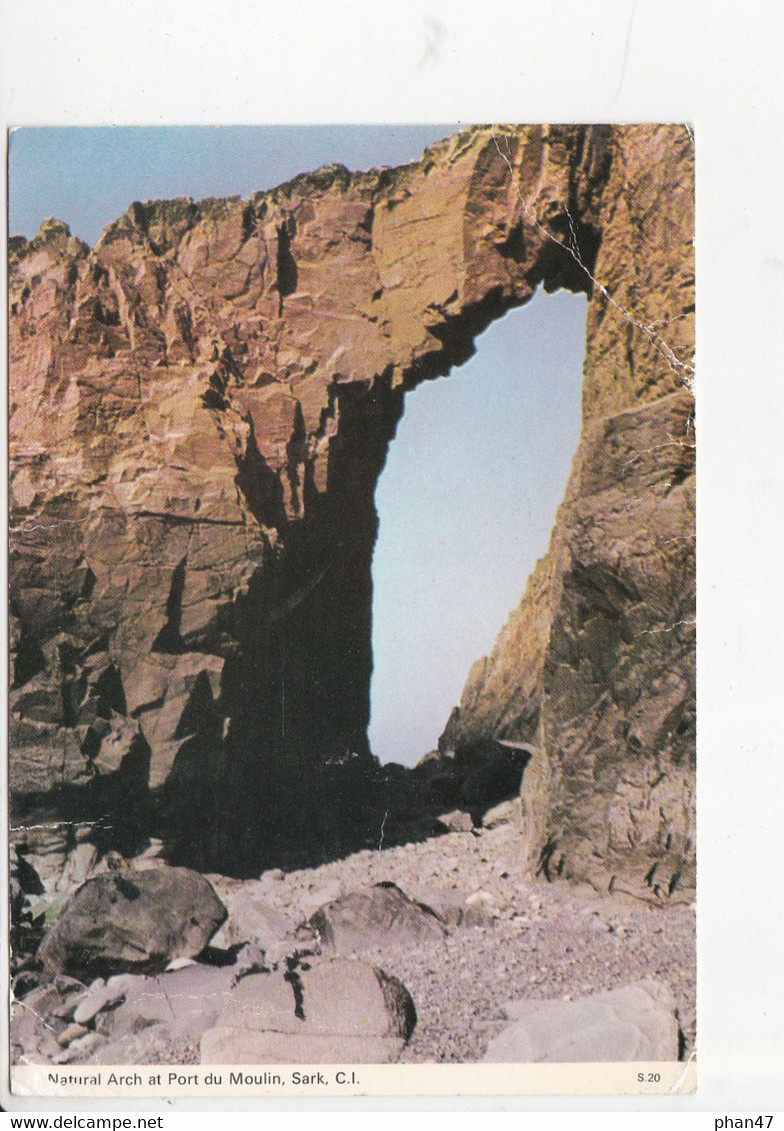 SARK, Natural Arch At Port Du Moulin, Ed. ETW Dennis 1980 Environ - Sark