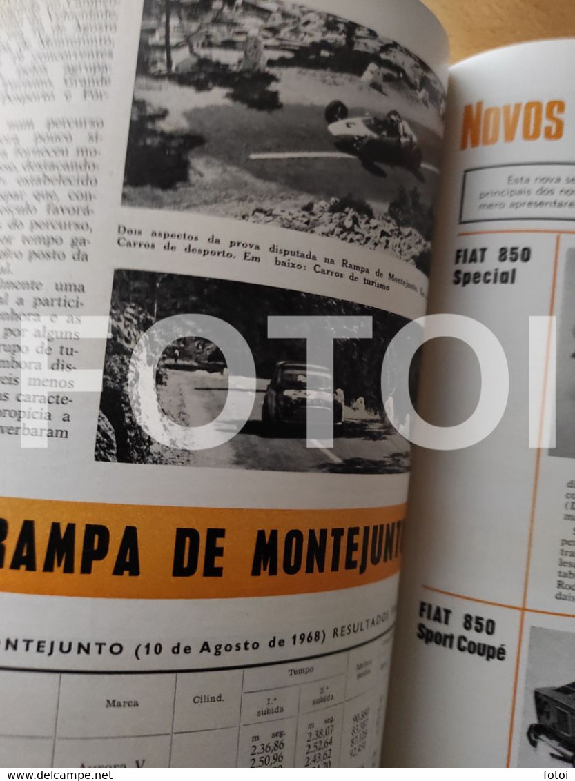 1968 CIRCUITO VILA CONDE RALLYE TAP RALI 24 HEURES LE MANS NSU CALDAS DA RAINHA REVISTA  ACP AUTOMOVEL CLUB PORTUGAL - Revistas & Periódicos