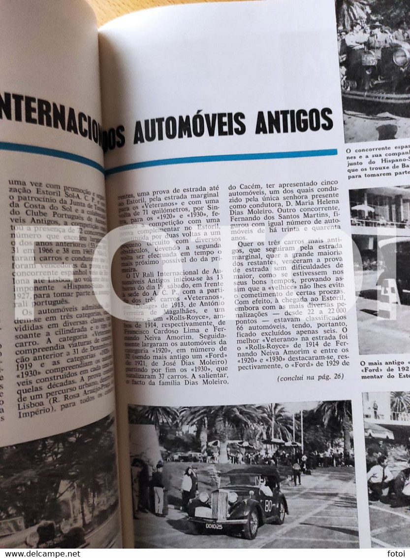 1968 CIRCUITO VILA CONDE RALLYE TAP RALI 24 HEURES LE MANS NSU CALDAS DA RAINHA REVISTA  ACP AUTOMOVEL CLUB PORTUGAL