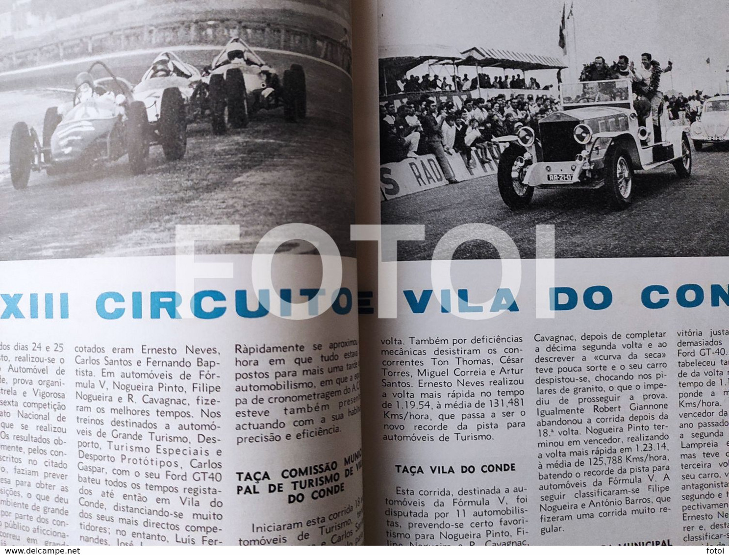 1968 CIRCUITO VILA CONDE RALLYE TAP RALI 24 HEURES LE MANS NSU CALDAS DA RAINHA REVISTA  ACP AUTOMOVEL CLUB PORTUGAL