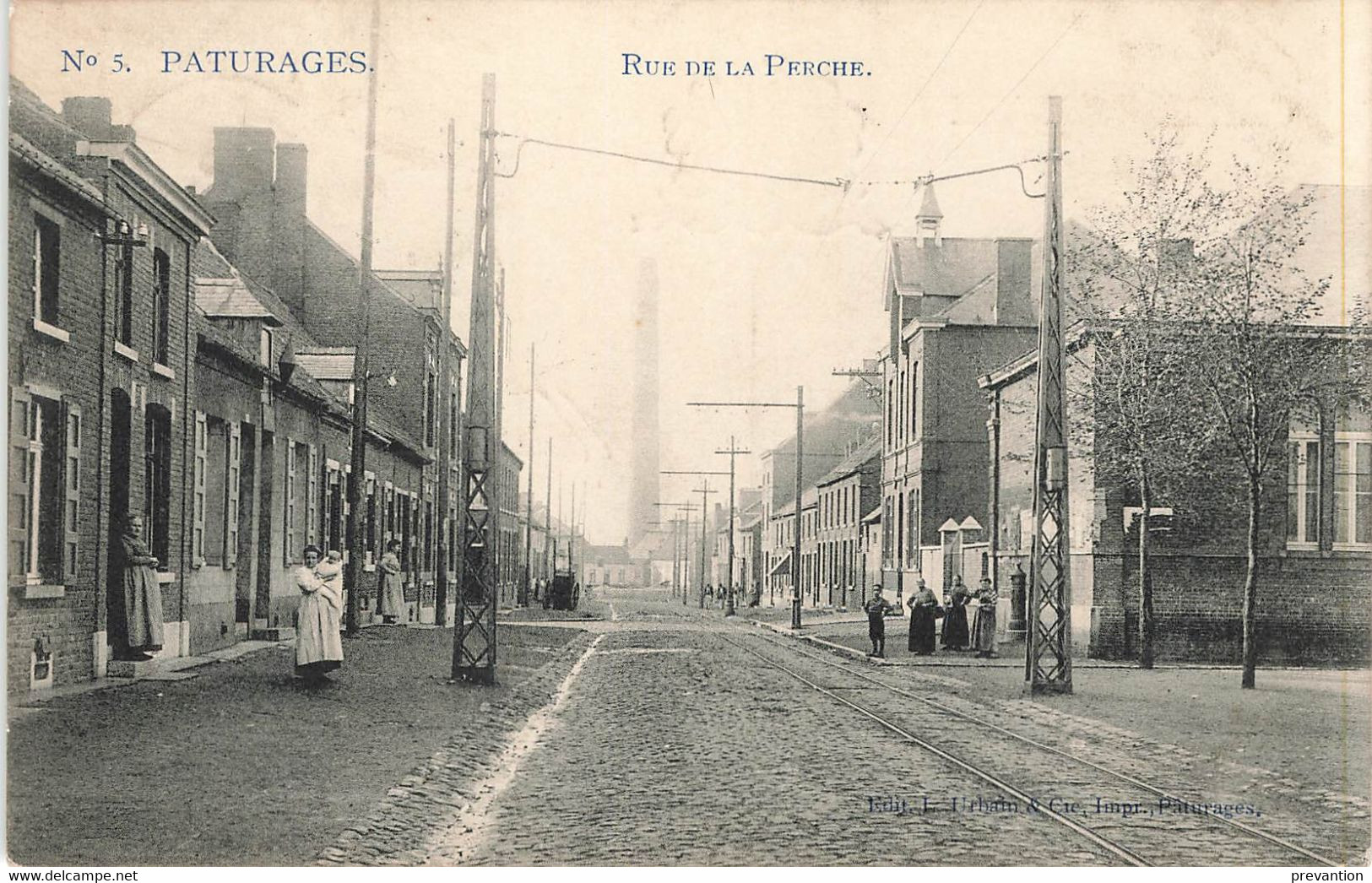 PATURAGES - Rue De La Perche - Carte Circulé En 1912 - Colfontaine