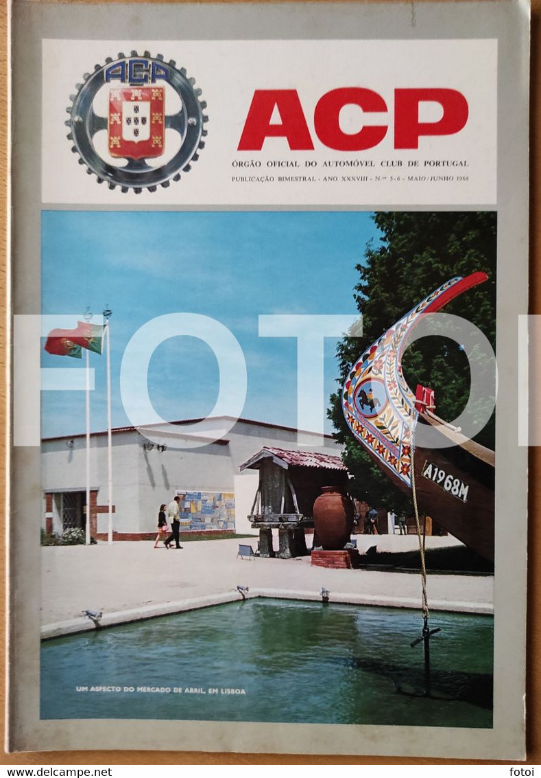 1968 CIRCUITO GRANJA DO MARQUES SINTRA RALLYE TAP BUGATTI REVISTA  ACP AUTOMOVEL CLUB PORTUGAL - Magazines