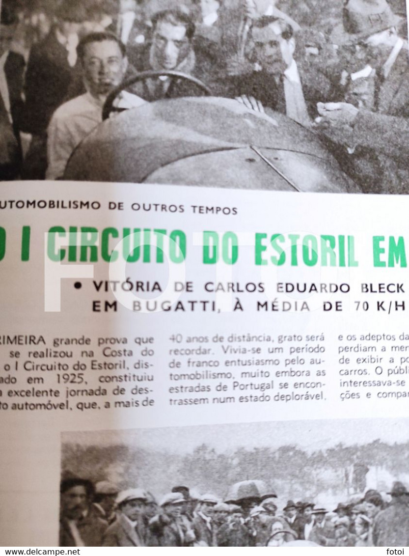 1967 CIRCUITO DO ESTORIL BUGATTI VW VOLKSWAGEN COMBI KOMBI REVISTA  MACAU ACP AUTOMOVEL CLUB PORTUGAL - Revues & Journaux