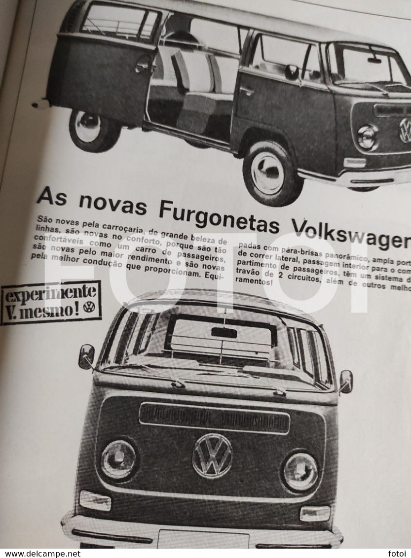 1967 CIRCUITO DO ESTORIL BUGATTI VW VOLKSWAGEN COMBI KOMBI REVISTA  MACAU ACP AUTOMOVEL CLUB PORTUGAL - Revues & Journaux