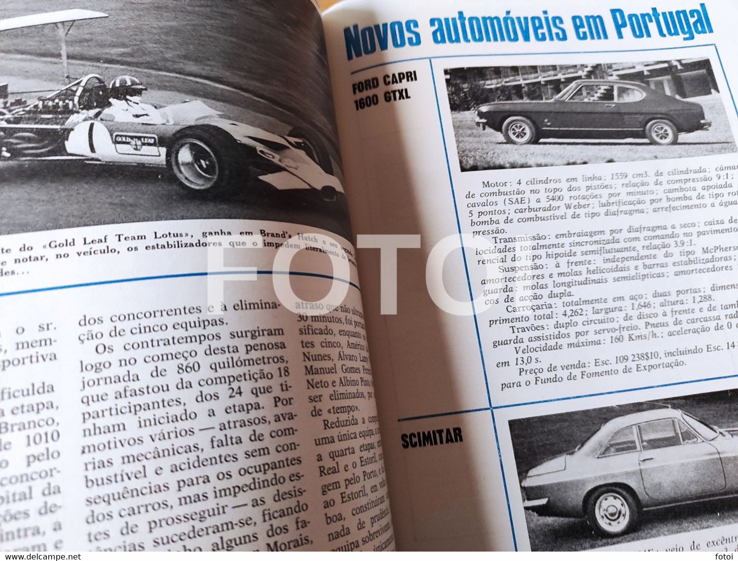 1969 RALLYE CITROEN DS ID VW BEETLE VOLKSWAGEN PORSCHE BATALHA GUIMARAES REVISTA  ACP AUTOMOVEL CLUB PORTUGAL - Zeitungen & Zeitschriften