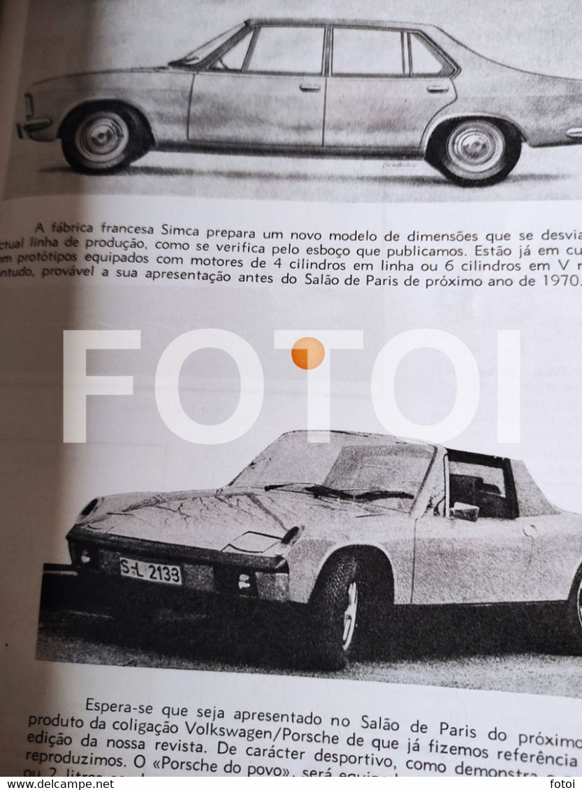 1969 RALLYE CITROEN DS ID VW BEETLE VOLKSWAGEN PORSCHE BATALHA GUIMARAES REVISTA  ACP AUTOMOVEL CLUB PORTUGAL