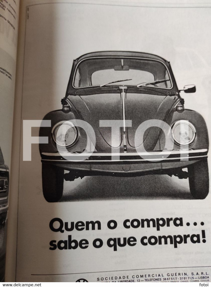 1969 RALLYE CITROEN DS ID VW BEETLE VOLKSWAGEN PORSCHE BATALHA GUIMARAES REVISTA  ACP AUTOMOVEL CLUB PORTUGAL