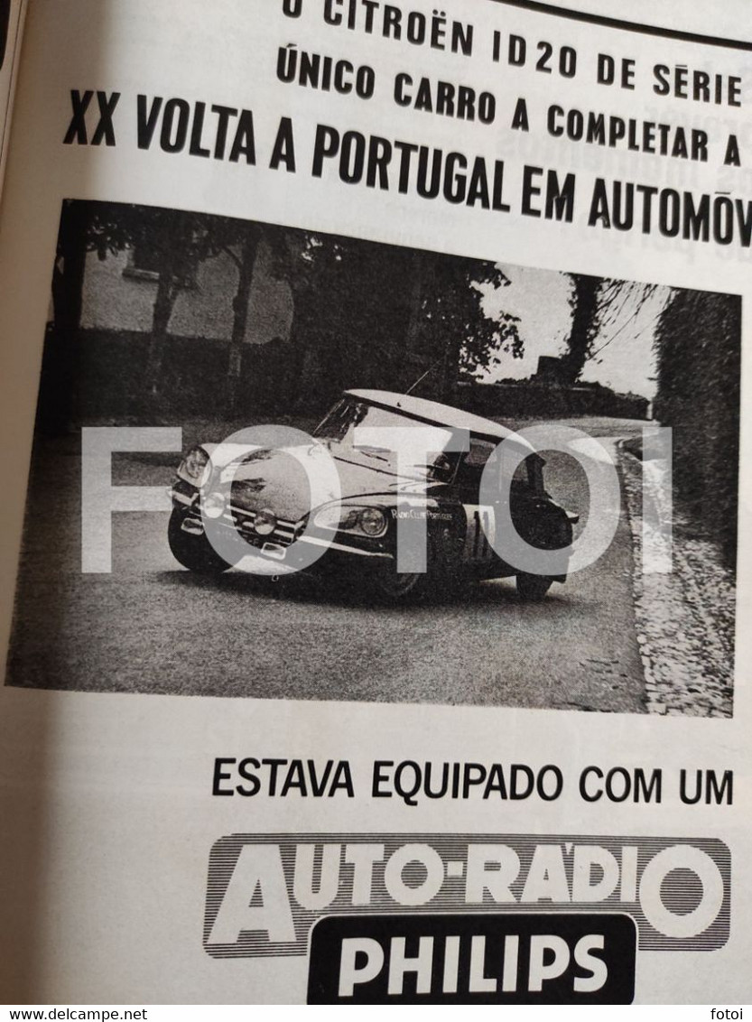 1969 RALLYE CITROEN DS ID VW BEETLE VOLKSWAGEN PORSCHE BATALHA GUIMARAES REVISTA  ACP AUTOMOVEL CLUB PORTUGAL