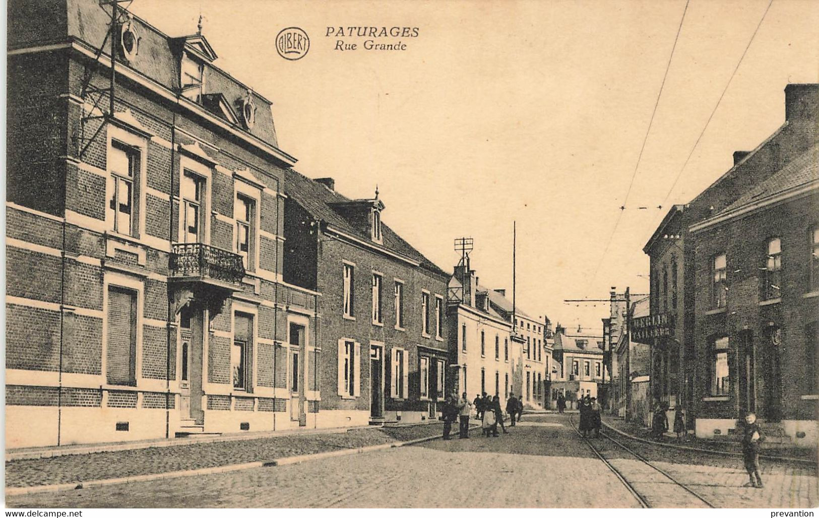 PATURAGES - Rue Grande - Carte Animée Et Circulé En 1922 - Colfontaine