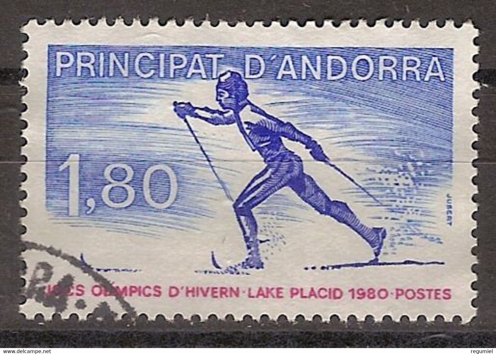 Andorra Francesa U 283 (o) Usado. 1980 - Gebraucht