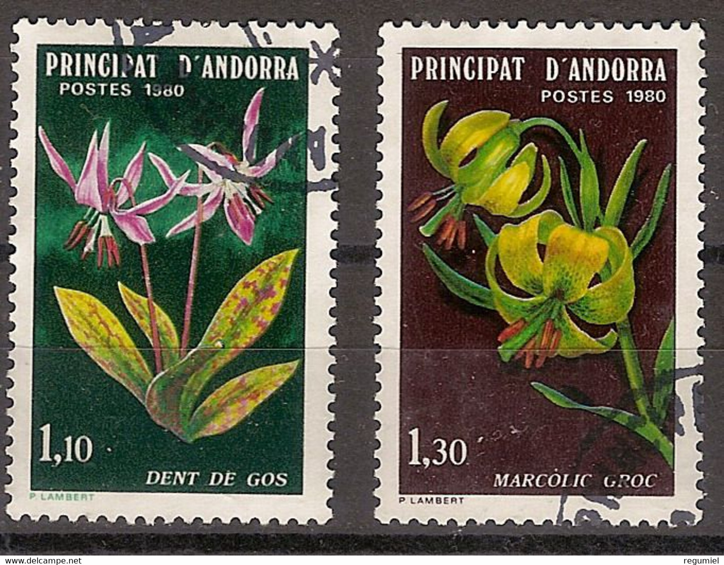 Andorra Francesa U 286/287 (o) Usado. 1980 - Used Stamps