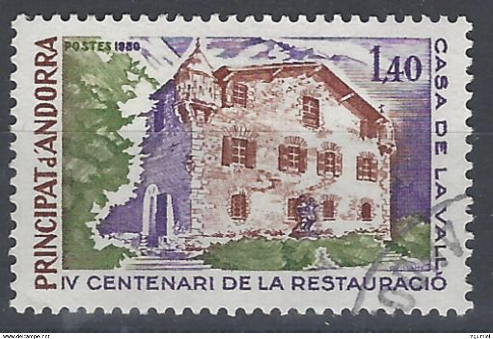 Andorra Francesa U 289 (o) Usado. 1980 - Used Stamps