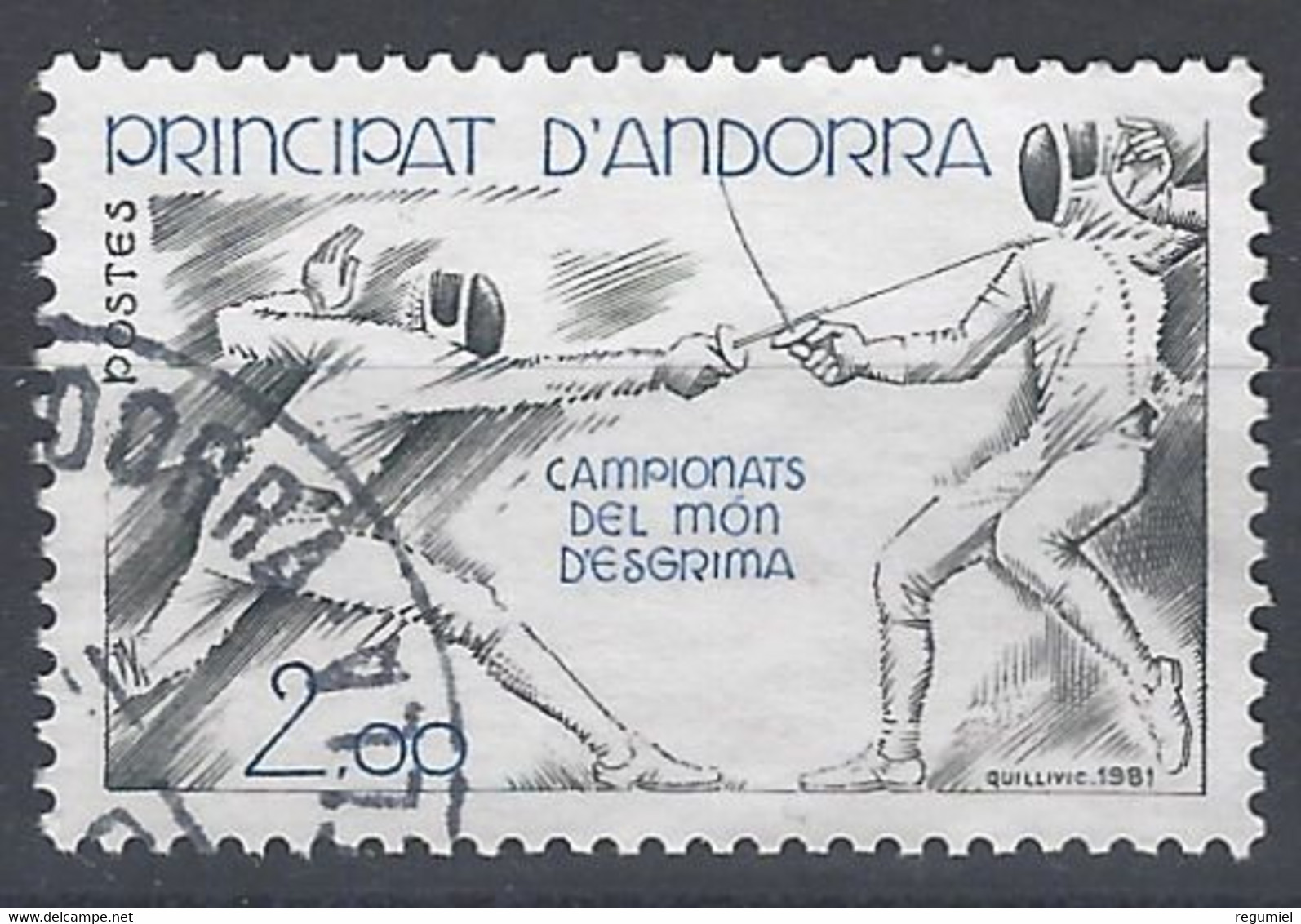 Andorra Francesa U 296 (o) Usado. 1981 - Used Stamps