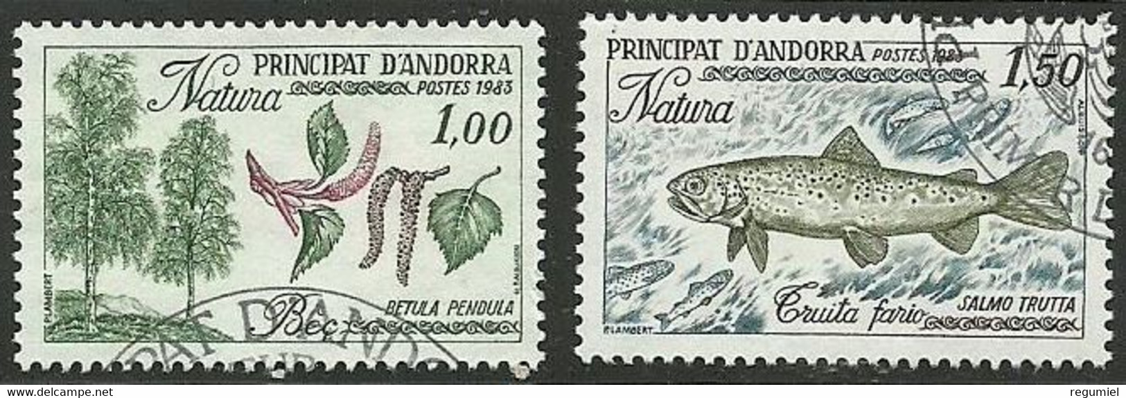 Andorra Francesa U 311/312 (o) Usado. 1983 - Used Stamps