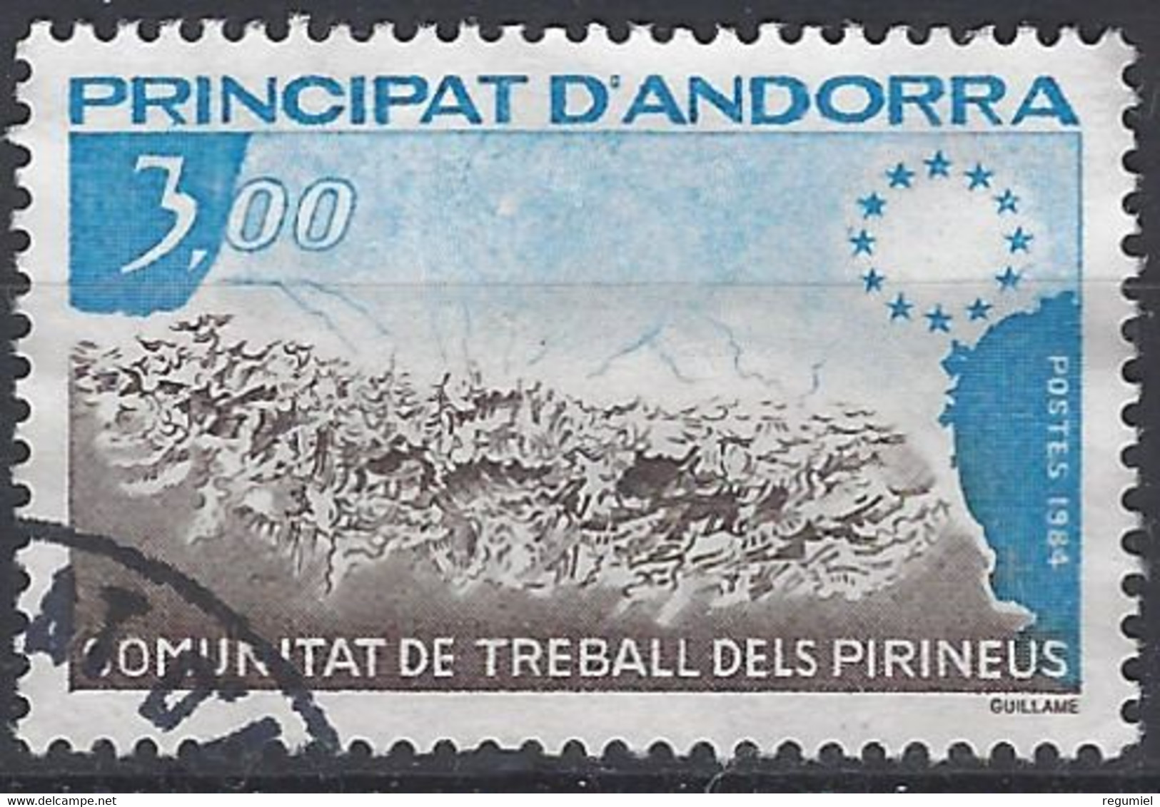 Andorra Francesa U 328 (o) Usado. 1984 - Used Stamps