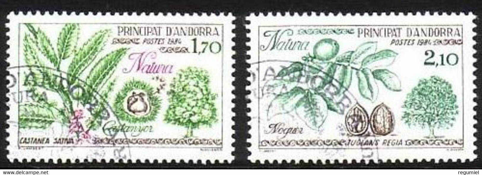 Andorra Francesa U 331/332 (o) Usado. 1984 - Used Stamps