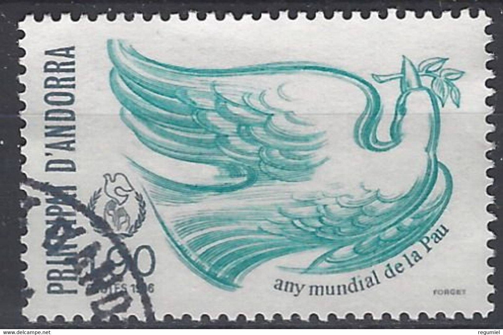 Andorra Francesa U 353 (o) Usado. 1986 - Used Stamps