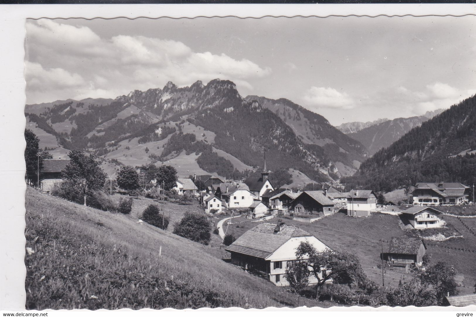 Crésuz, Vers Les Dents Vertes, Vue Rapprochée. Carte-photo - Crésuz