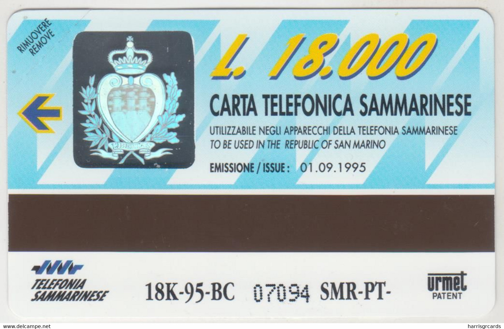 SAN MARINO - Serie Olografica, RSM 006, 18.000 L, Tirage 18.000, Mint - San Marino