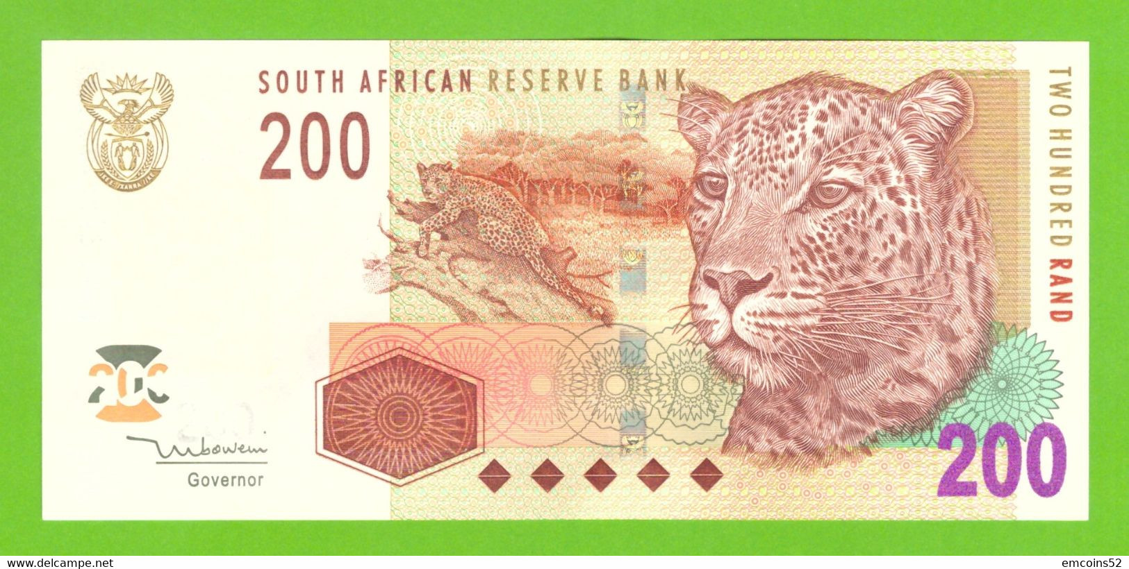 SOUTH AFRICA 200 RAND 2005  P-132a UNC - South Africa