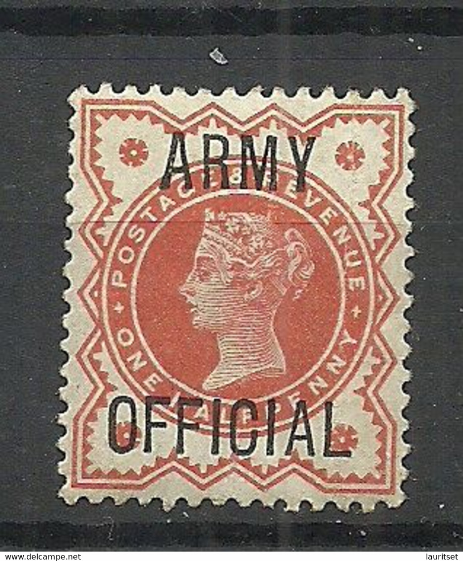 Great Britain 1896 ARMY OFFICIAL MNH - Nuevos