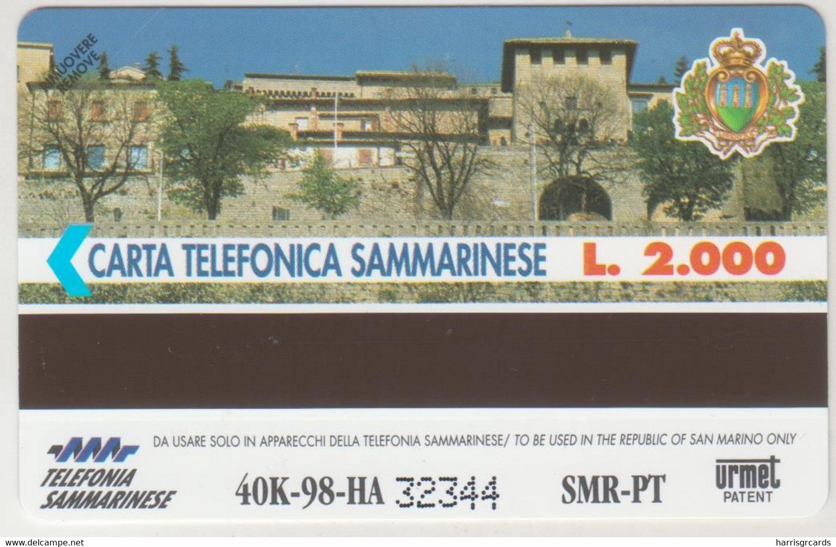 SAN MARINO - Gemelli, RSM 025, 2.000 L, Tirage 40.000, Mint - San Marino