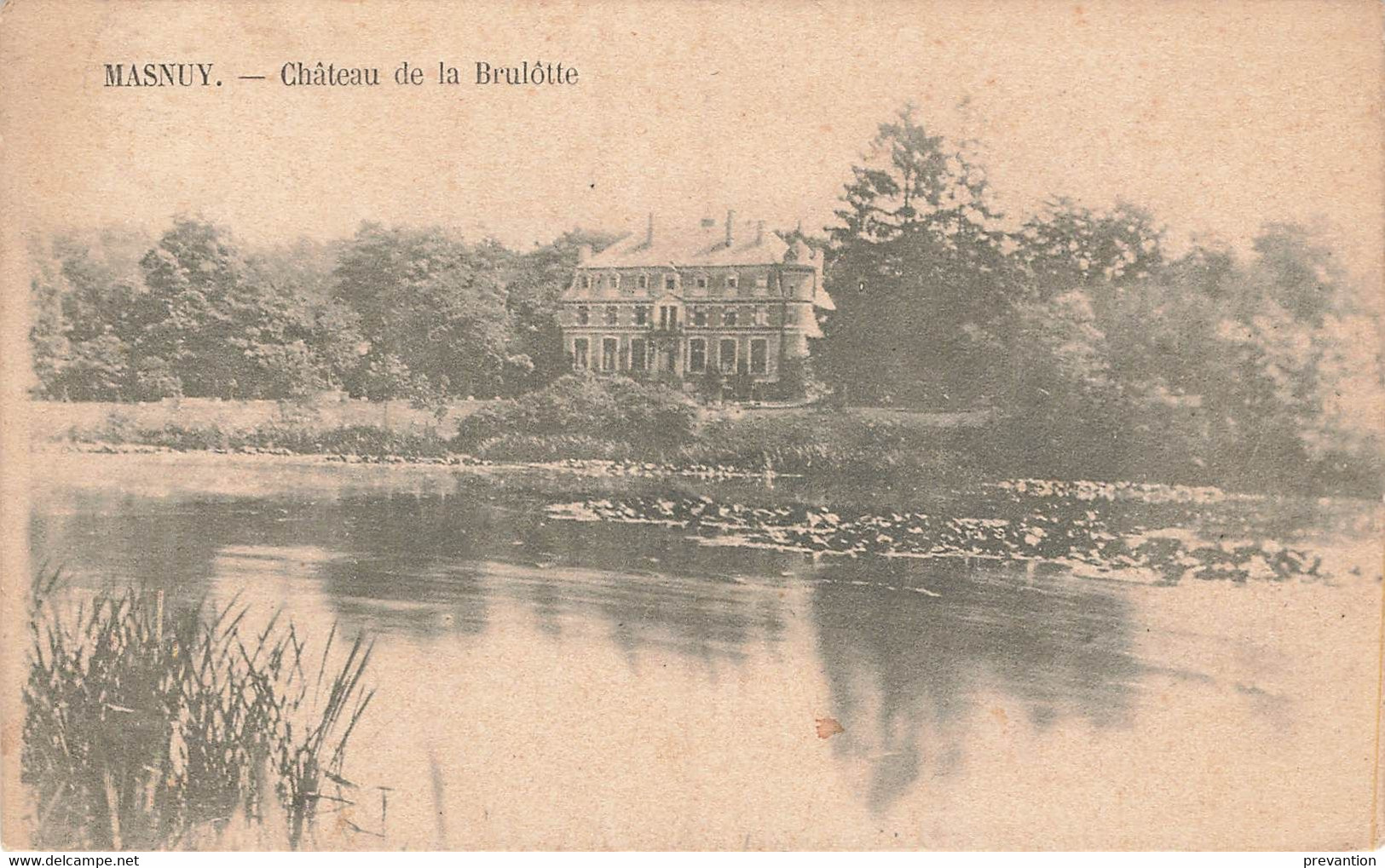 MASNUY - Château De La Brulôtte- Carte Circulé En 1910 - Jurbise