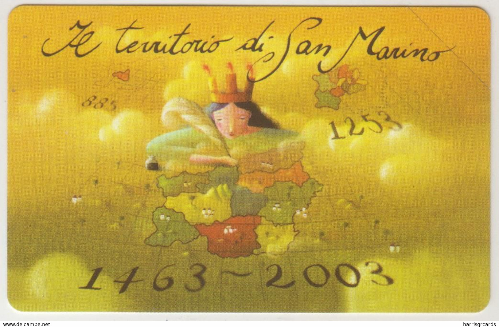 SAN MARINO - Il Territorio Di San Marino, RSM 095, 6 €, Tirage 6.500, Mint - Saint-Marin