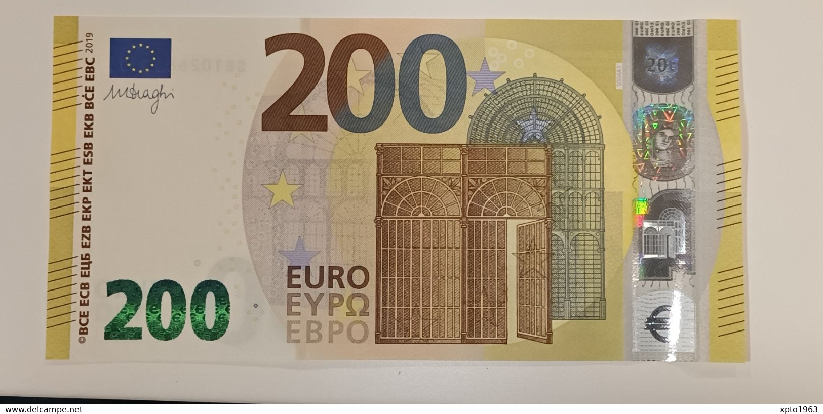 200 EURO - ITALIA - S004 A1 - SE1026815104  - (Draghi) NEUF - UNC - 200 Euro