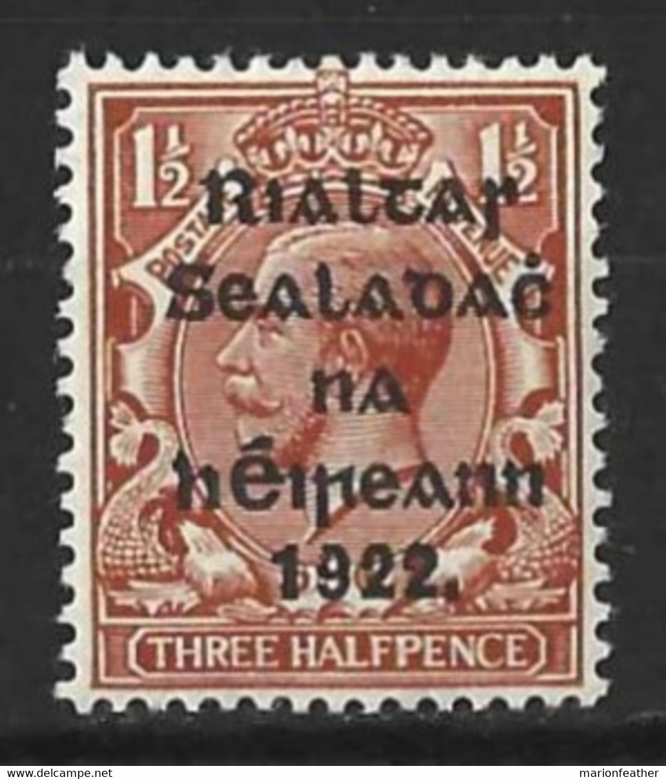 EIRE.....KING GEORGE V..(1910-36).." 1922...".....1 & HALFd.......SG32......MH... - Ungebraucht