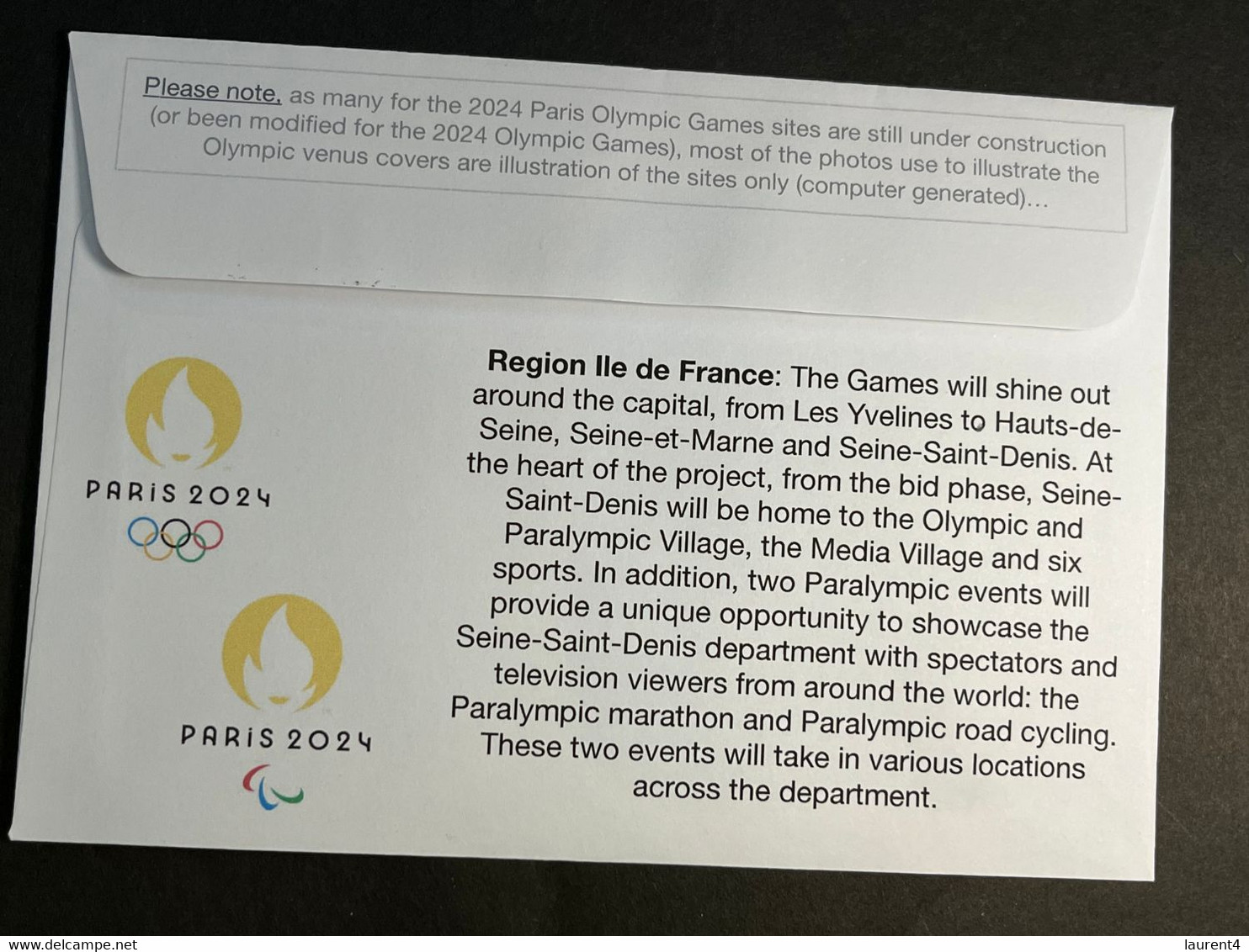 (3 N 22) 2024 France - Paris Olympic Games (1-1-2023) Location - Ile De France - North Paris Arena (boxing - Penthatlon) - Eté 2024 : Paris