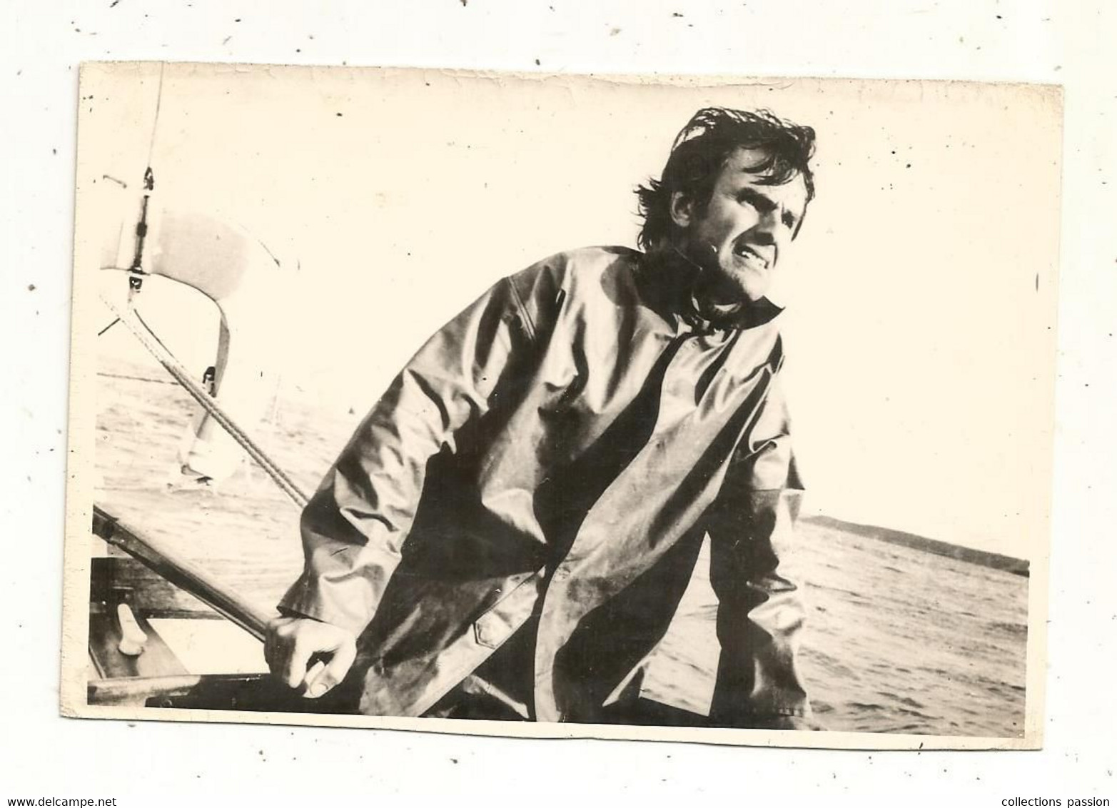 Photographie , BATEAU , Barreur , 125 X 85 Mm - Bateaux