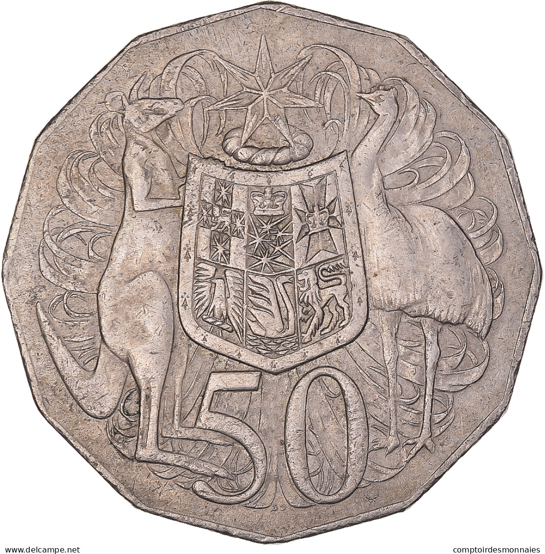 Monnaie, Australie, 50 Cents, 1974 - 50 Cents