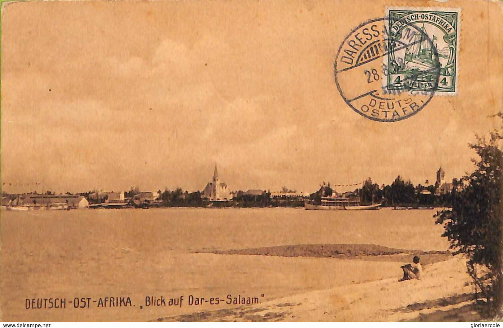 Ab9467 - Ansichtskarten VINTAGE POSTCARD - German TANZANIA - Dar Es Salaam 1908 - Tanzanie