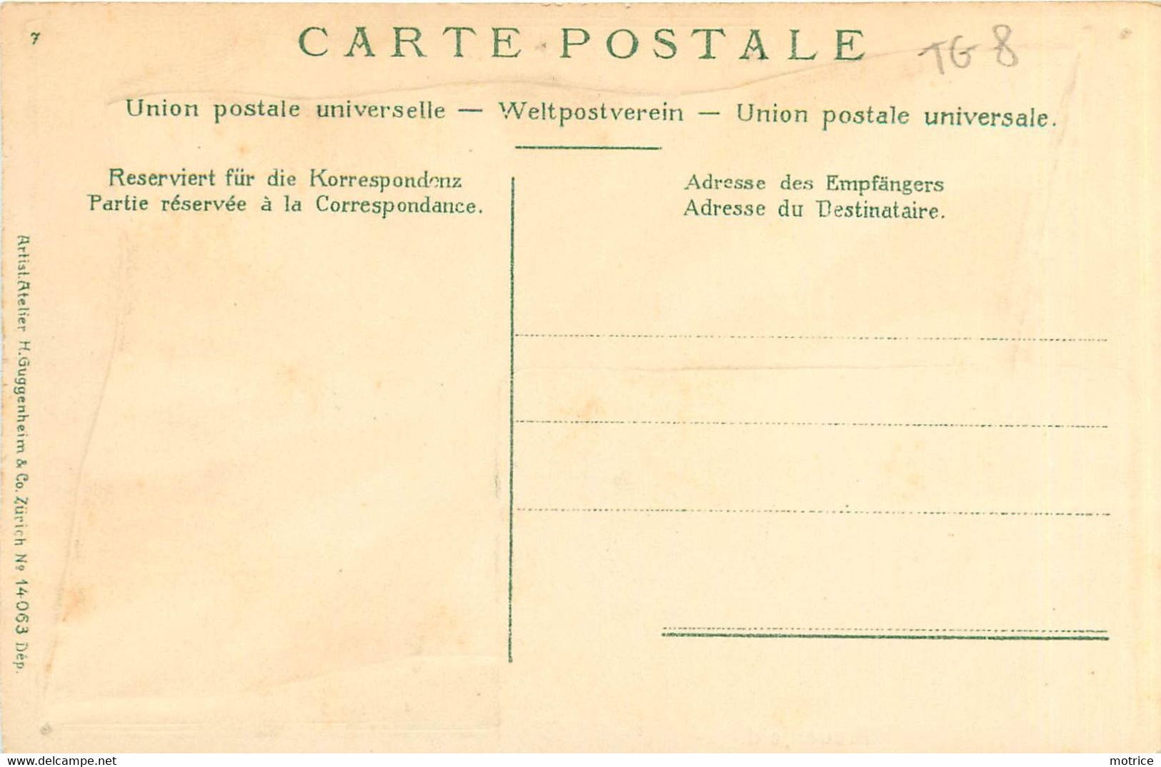 THURGAU-THURGOVIE -  Vue De Frauenfeld, Carte Gaufrée Illustrée, Avec Un Drapeau. - Frauenfeld