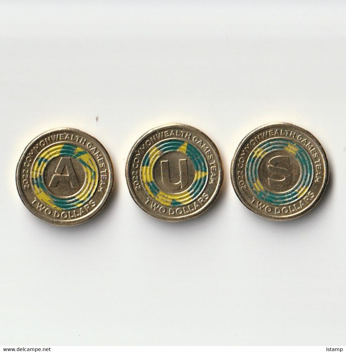 ⭐2022 - Australia COMMONWEALTH GAMES - Set Of 3 $2 Coins Circulated⭐ - 2 Dollars