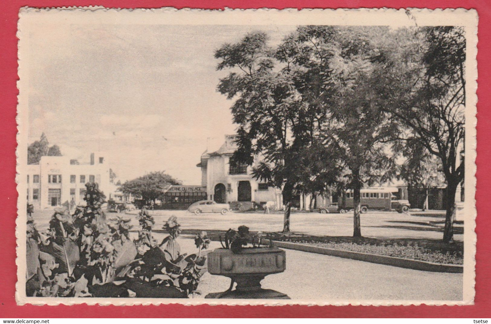 Lubumbashi / Elisabethville - Place Albert Ier - 1950 ( Voir Verso , Jolis Timbres) - Lubumbashi