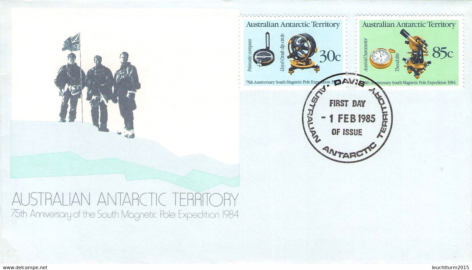 AUSTRALIAN ANTARCTIC TERR - FDC 1 FEB 1985 DAVIS / ZM268 - FDC