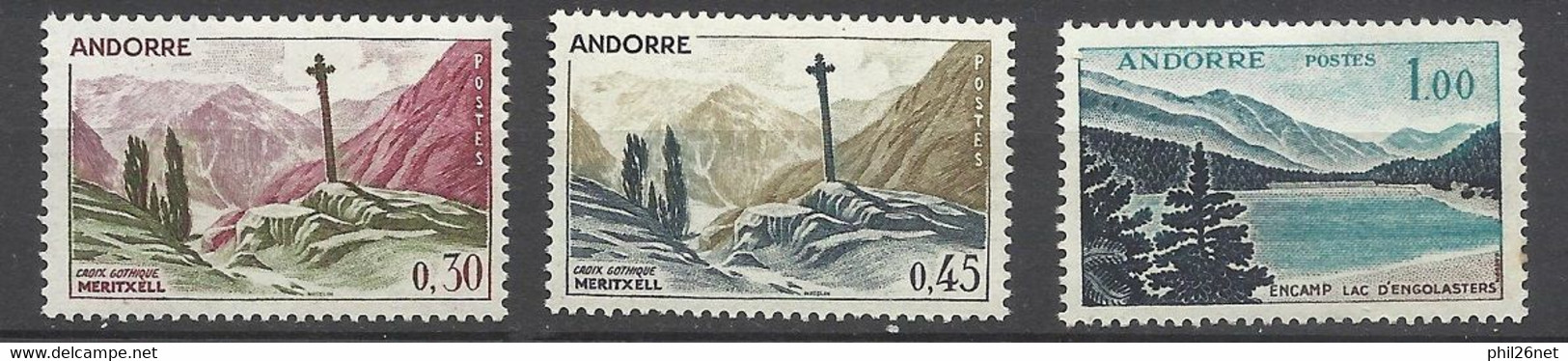 Andorre  N° 159 ; 160  Et 164  Neufs    * *  B/TB            Voir Scans       Soldé ! ! ! - Nuevos