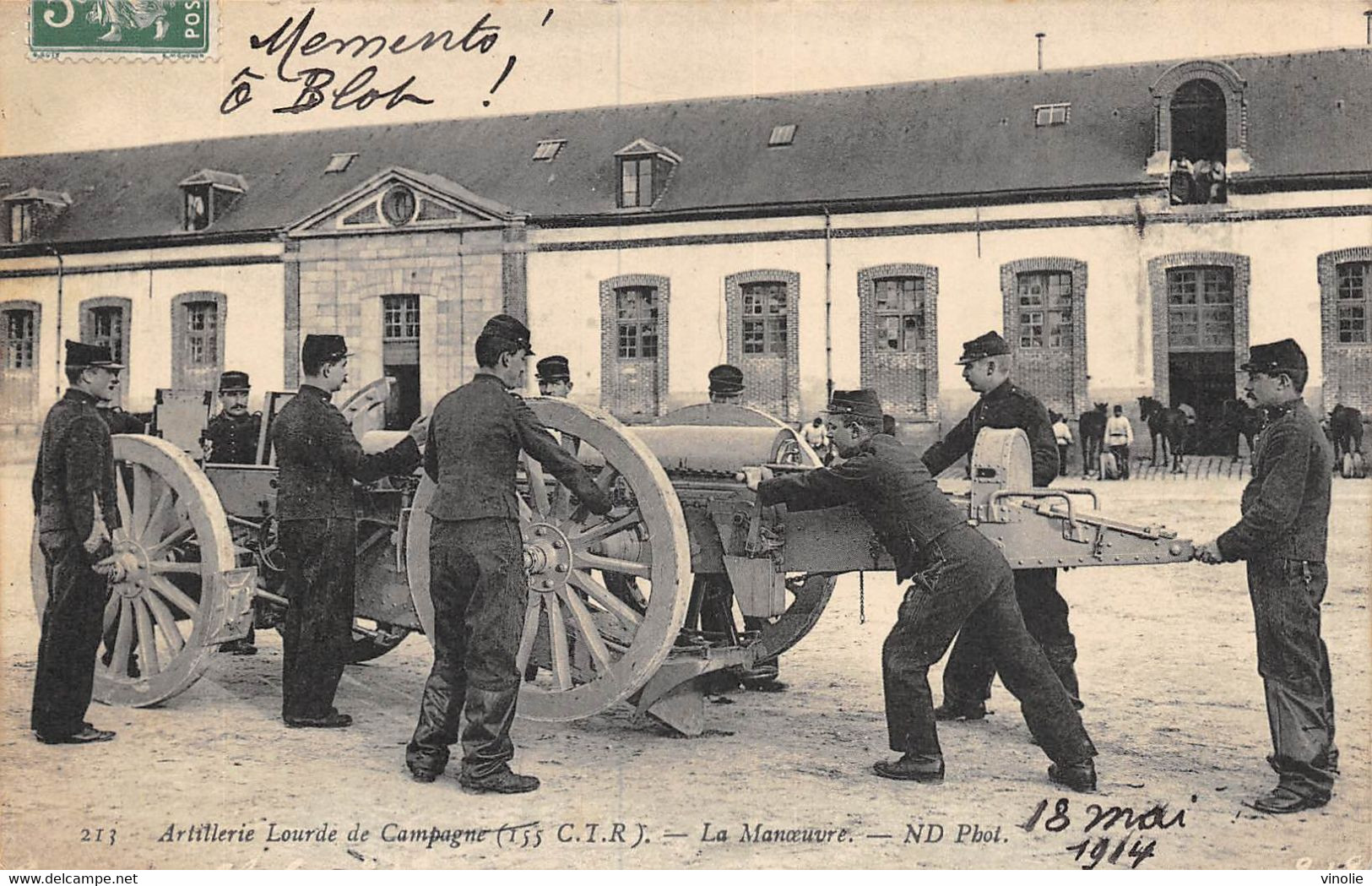 PIE-LEM-22-9494 : ARTILLERIE LOURDE. LA MANOEUVRE  AU 155 C.T.R. - Matériel