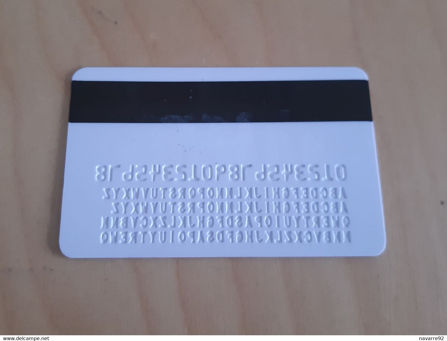 CARTE PAIEMENT ESSAI, DEMONSTRATION, SPECIMEN SLIGOS RARE !!! - Vervallen Bankkaarten