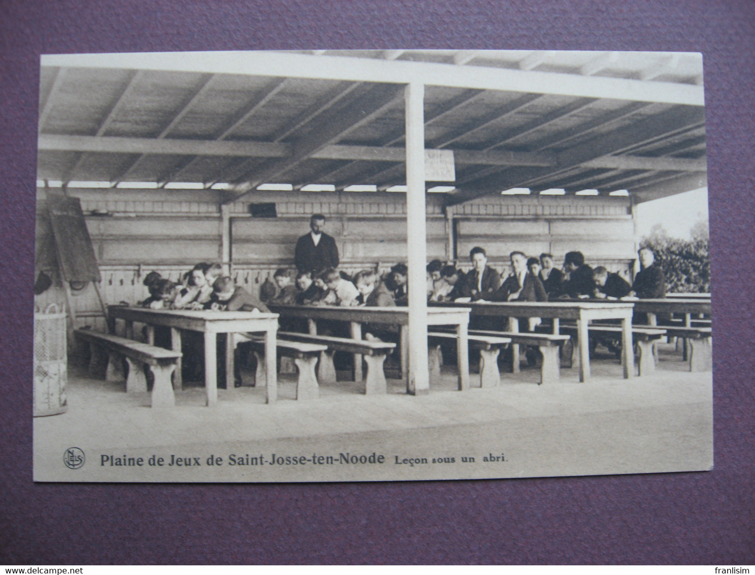 CPA Plaine De Jeux De ST SAINT JOSSE TEN NOODE 1930 Leçon Sous Un Abri  METIERS ENFANTS - St-Josse-ten-Noode - St-Joost-ten-Node