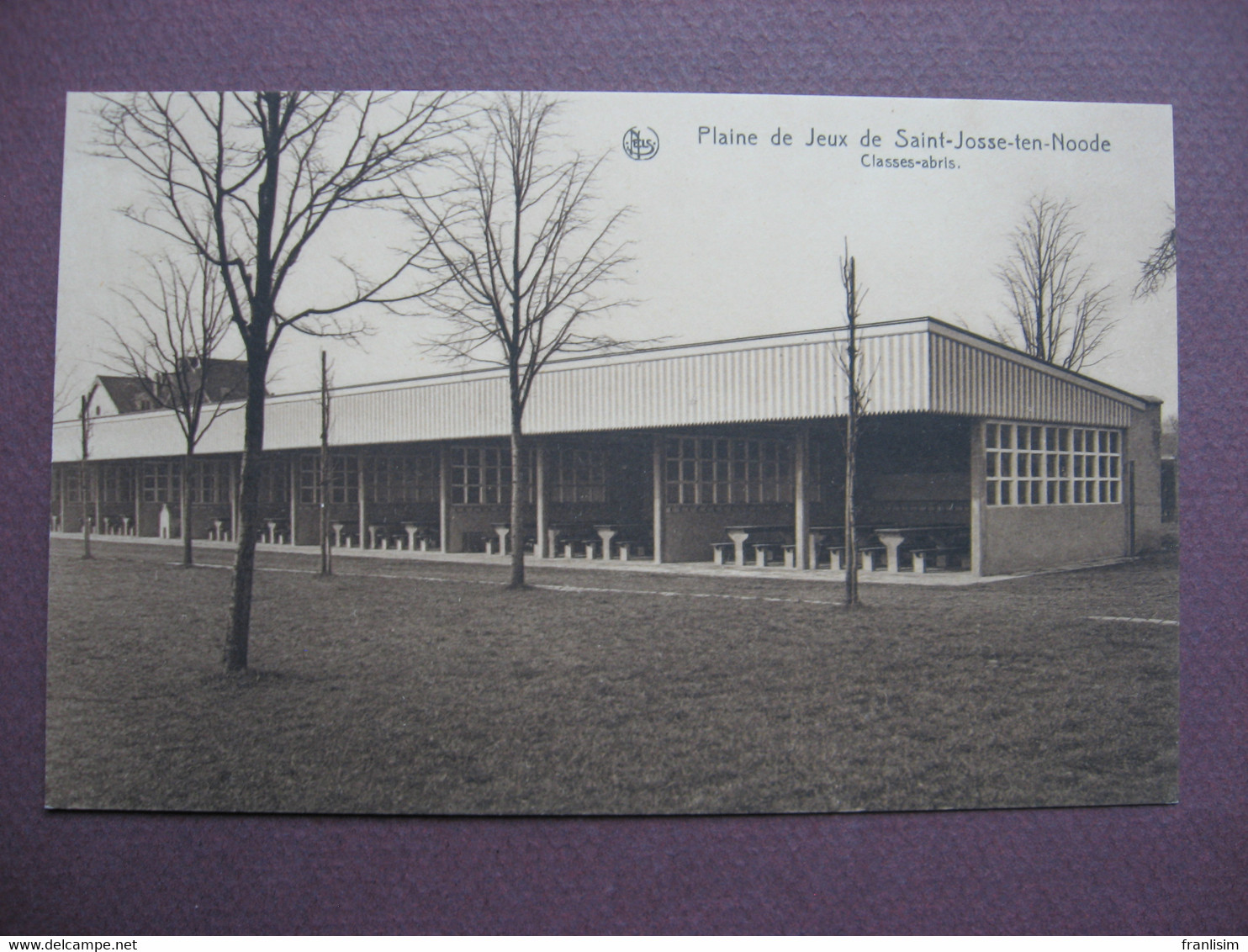 CPA Plaine De Jeux De ST SAINT JOSSE TEN NOODE 1930 Classe Abri Préfabriqué - St-Josse-ten-Noode - St-Joost-ten-Node