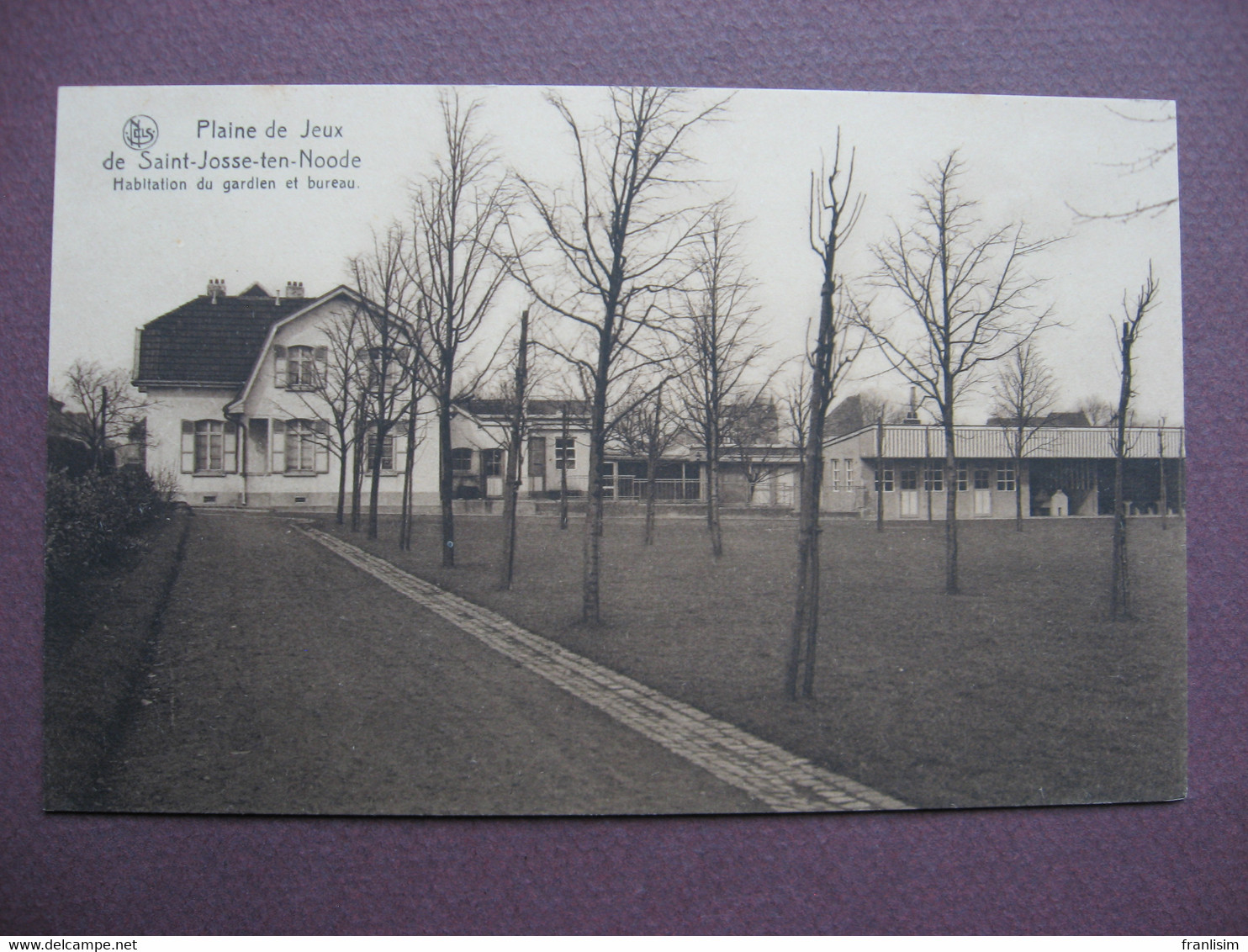 CPA Plaine De Jeux De ST SAINT JOSSE TEN NOODE 1930 Habitation Gardien Et Bureau - St-Josse-ten-Noode - St-Joost-ten-Node