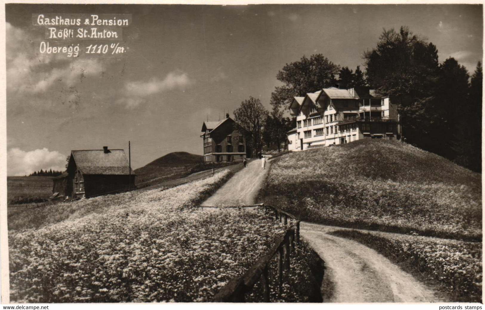 St. Anton - Oberegg, Gasthaus U. Pension "Rößl", 1928 - Oberegg
