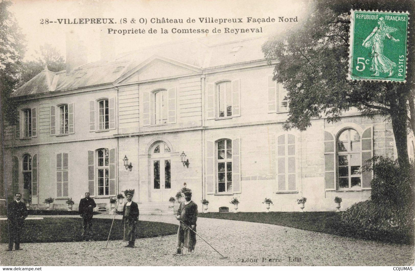 78 - VILLEPREUX - S07005 - Château De Villepreux Façade Nord - Propriété De La Comtesse De Reyneval - L1 - Villepreux