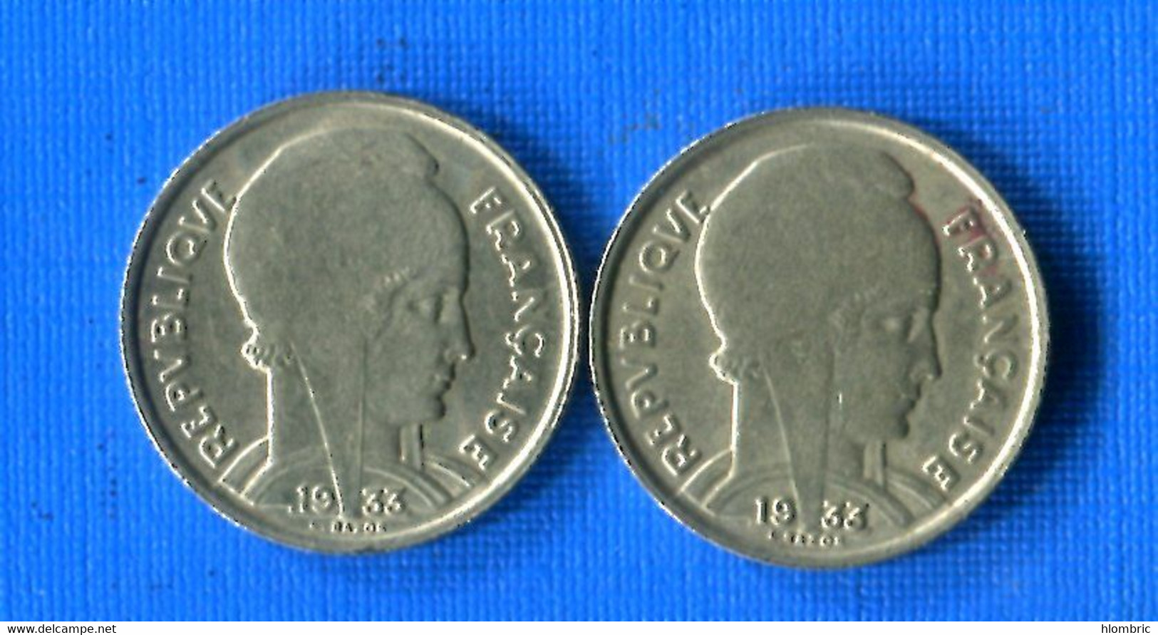 5  Fr  1933  2  Pieces - 5 Francs