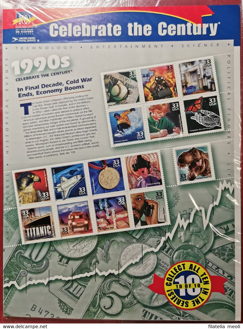 USA CELEBRATE CENTURY 1990s - Années Complètes