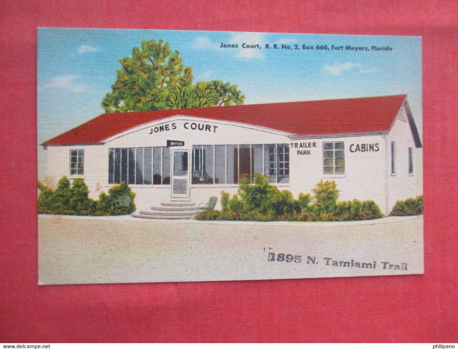 Jones Court. Trailer Park.   Fort Myers   Florida >  Ref. 5889 - Fort Myers