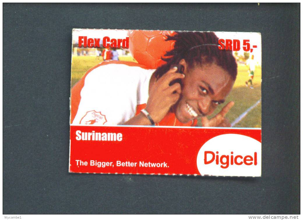 SURINAM  -  Remote Phonecard As Scan (Subject To Minor Creasing) - Surinam